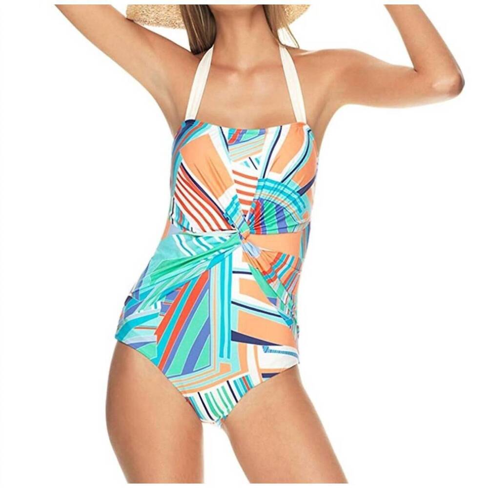 NEW ESTIVO splendid one piece swimsuit in cardinal